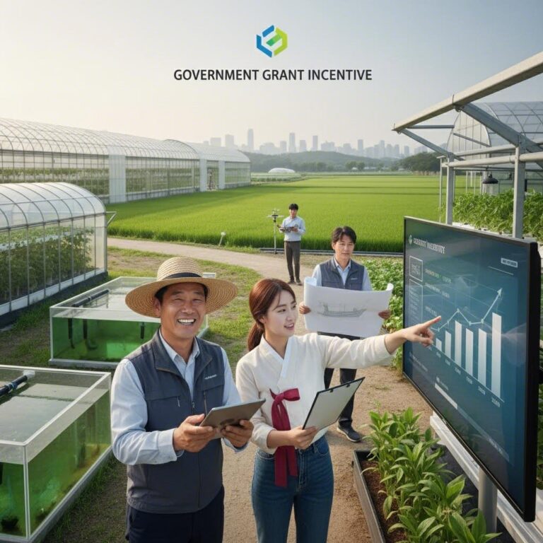 농어민이 장려금 혜택을 받으며 미래를 준비하는 모습