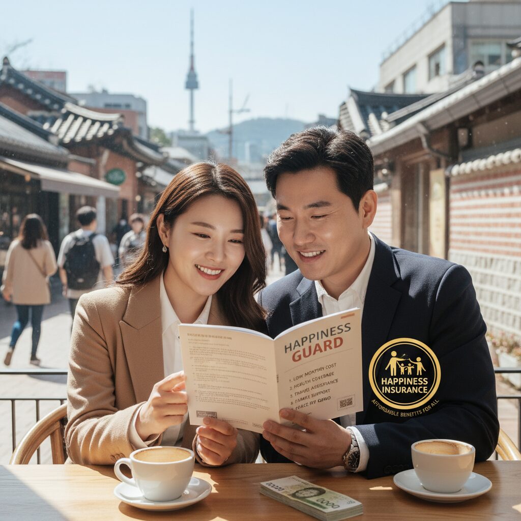 만원의 행복보험 가입 혜택을 설명하는 이미지