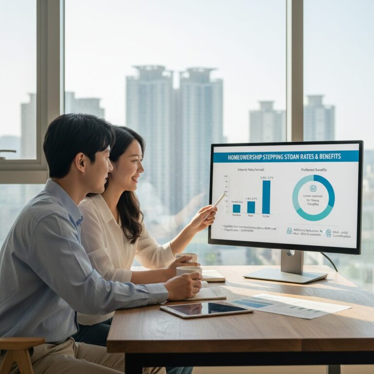 내집마련 디딤돌대출 금리와 우대혜택을 설명하는 차트