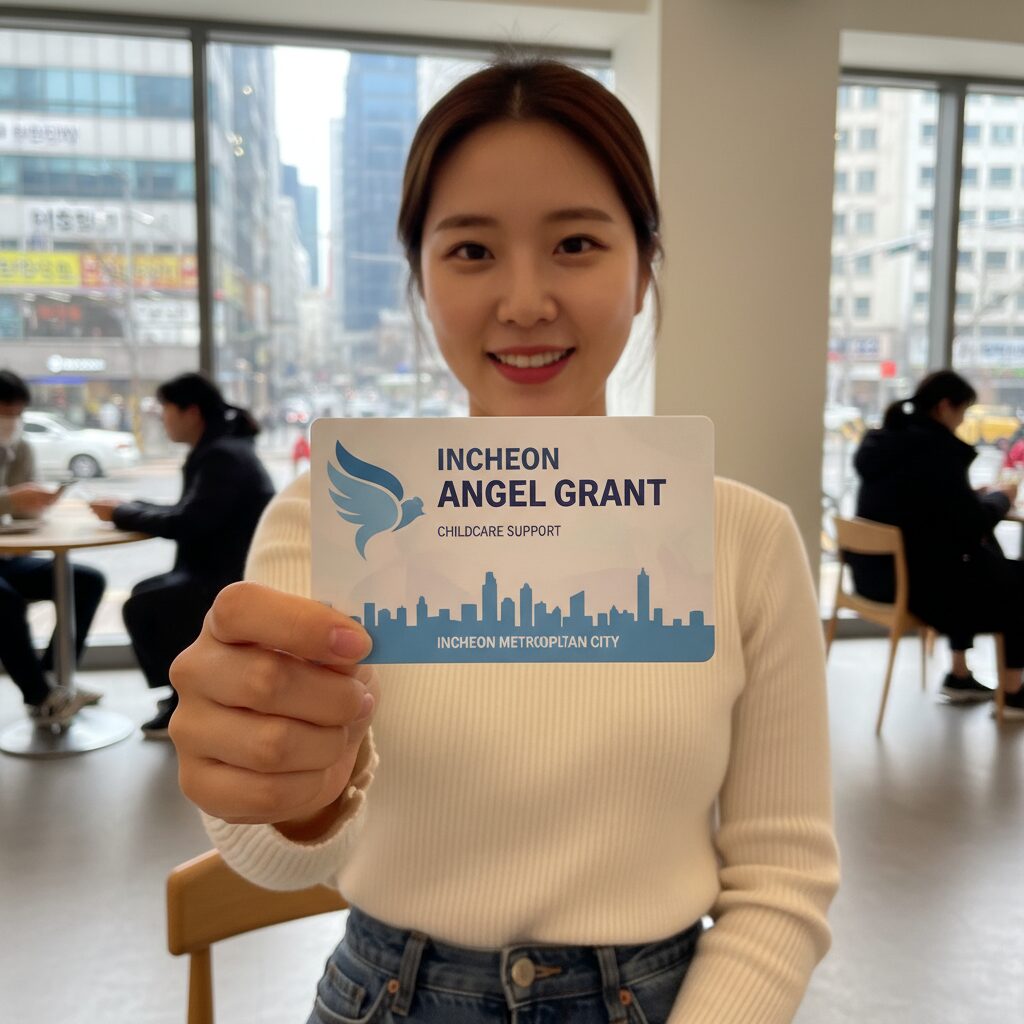 인천 천사지원금 안내 카드 이미지