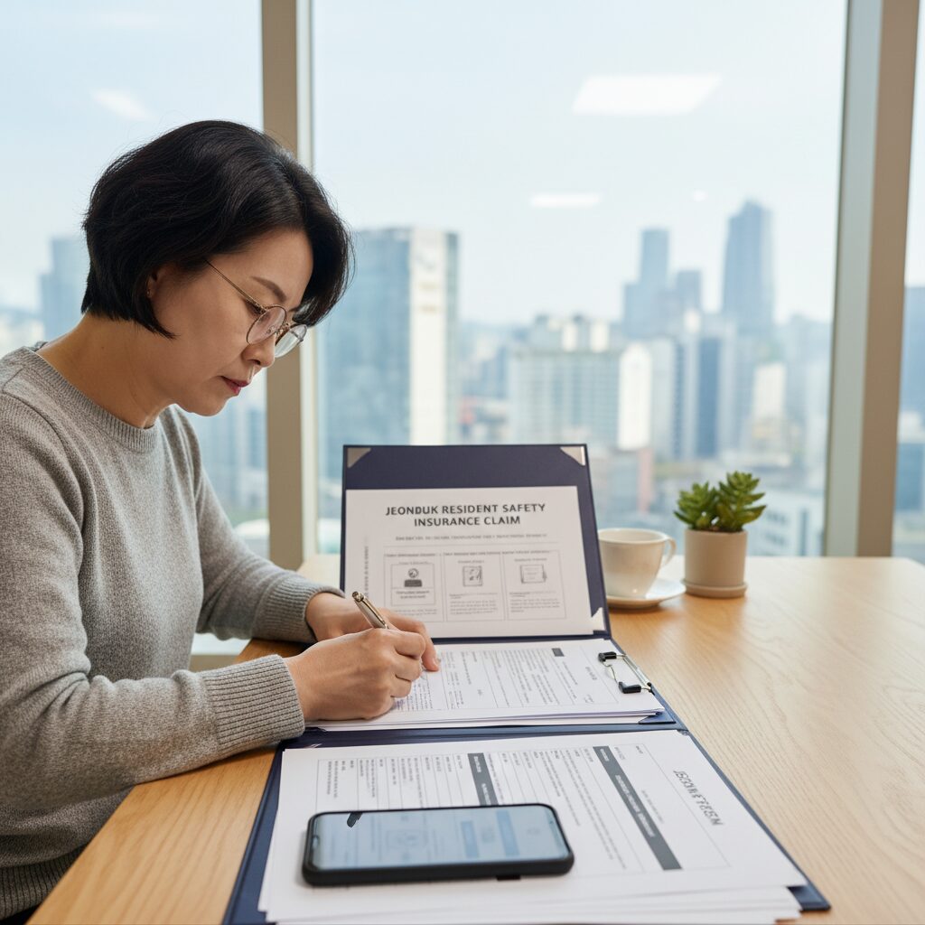 전북 도민 안전보험 청구 서류 작성 방법