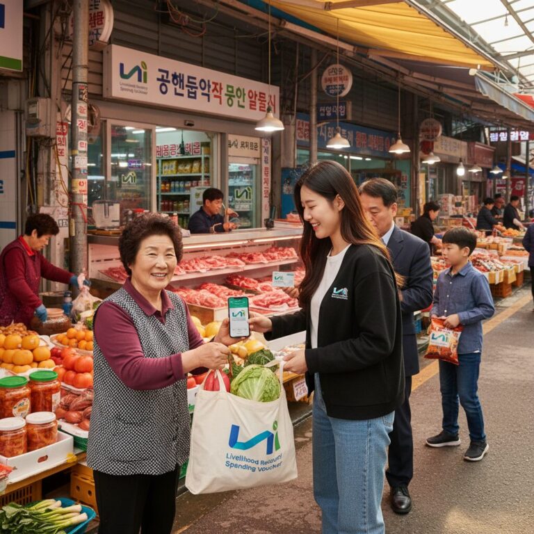 민생회복 소비쿠폰 사용처 예시로 전통시장과 동네 가게