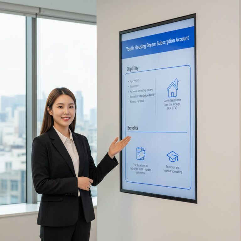 청년주택드림 청약통장 가입 조건과 혜택을 나타낸 인포그래픽