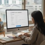 예술활동준비금 지원 사업 온라인 신청 페이지 화면 예시