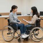 장애인 취업성공패키지 상담사와의 상담 장면