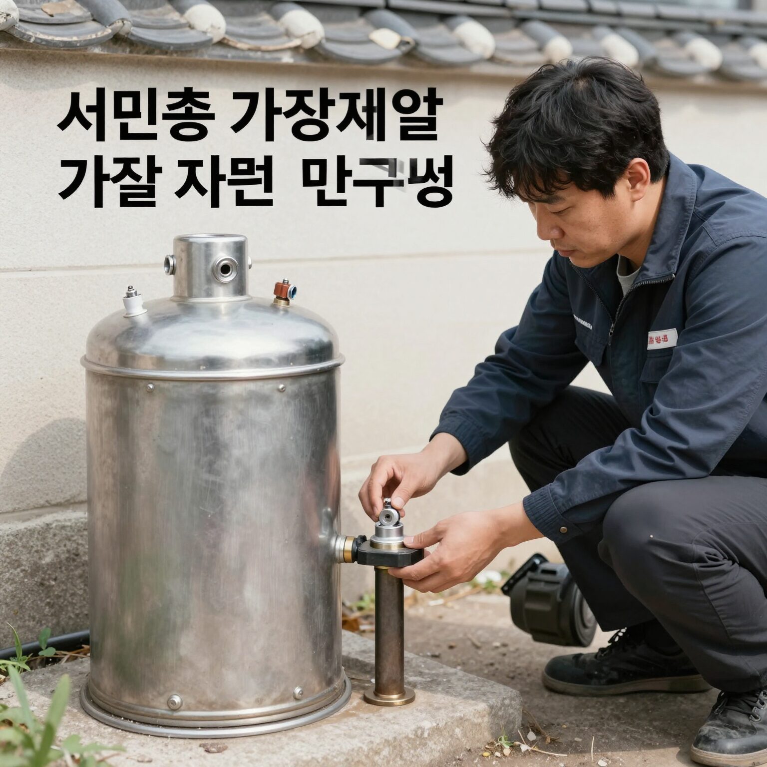 서민층 가스시설 개선 지원 사업으로 안전한 금속배관과 퓨즈콕 설치