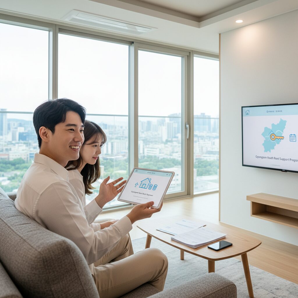 경남 청년 월세 지원 사업 설명 이미지