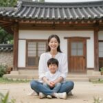 전남 보금자리 지원사업으로 행복한 가정이 새 집에서 미소 지으며 포즈 취함