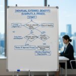 개별연장급여 수급 조건과 절차를 요약한 플로우 차트