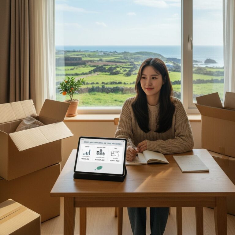 제주도 사회초년생 임대주택 조건 보증금 월세 면적 설명