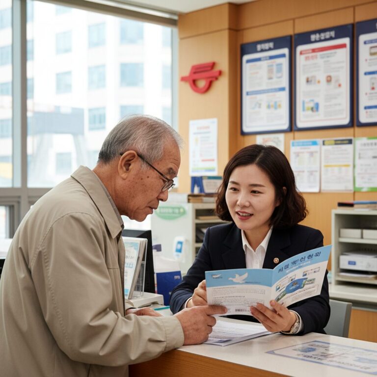 의료급여 수급권자를 위한 우체국 보험료 할인 안내