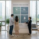 국민임대주택 신청을 위한 자격 기준 요약 인포그래픽