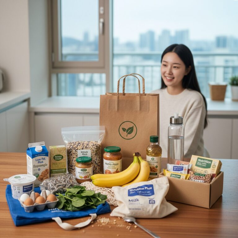 영양플러스 식품 패키지 구성 예시 사진