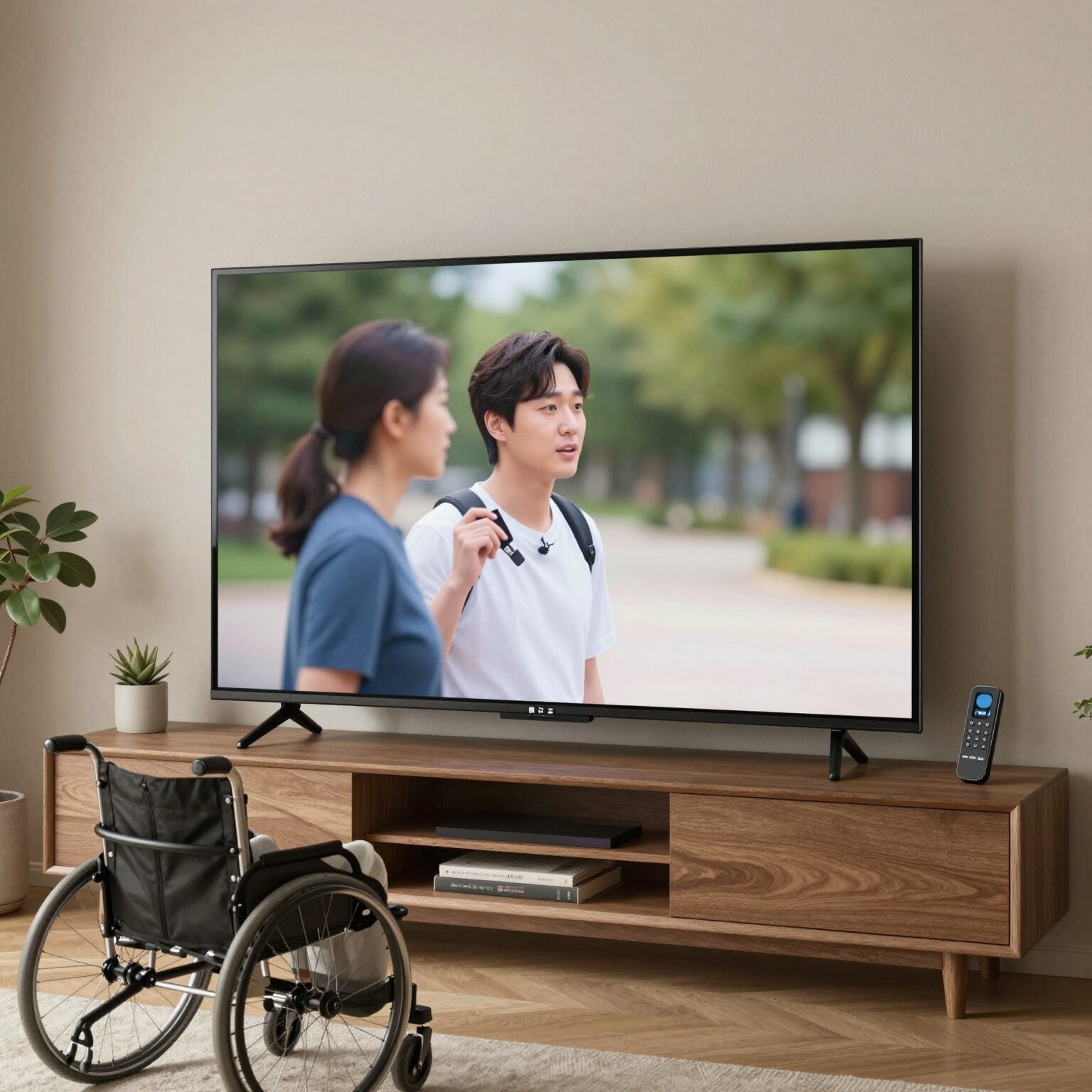 시각 청각장애인이 편리하게 사용할 수 있는 맞춤형 스마트 TV와 점자 리모컨