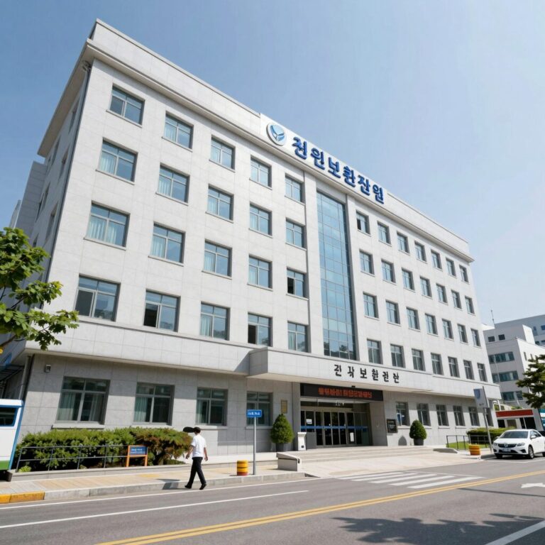 중앙보훈병원 외관과 의료 서비스 이미지