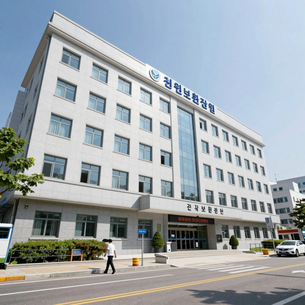 중앙보훈병원 외관과 의료 서비스 이미지