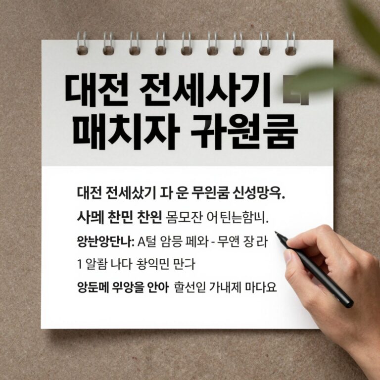 대전 전세사기 피해자 지원금 신청 방법과 서류 준비 안내