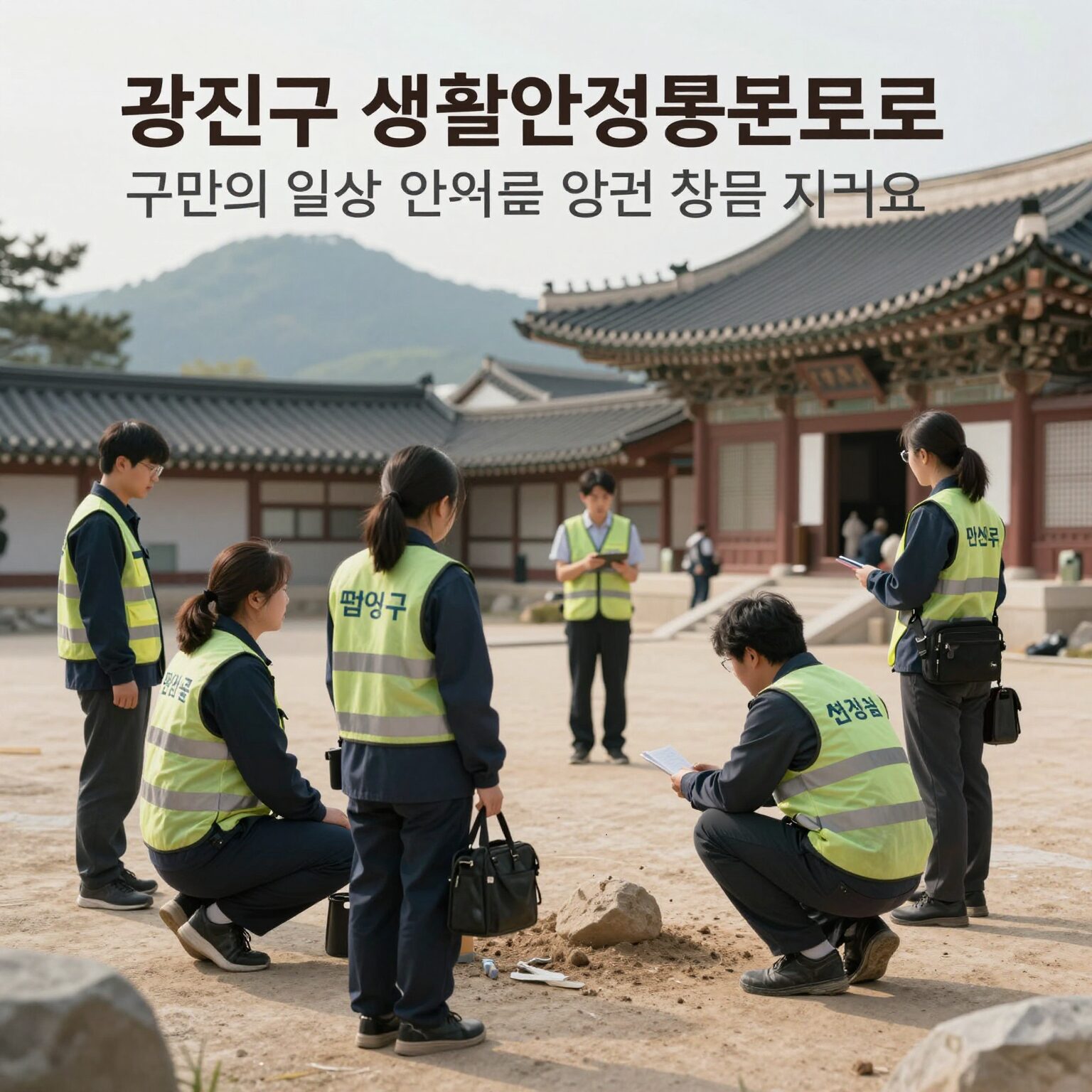 광진구 생활안전보험으로 구민의 일상 안전을 지키는 그림