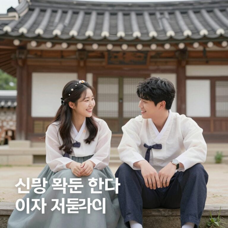 경상북도 신혼부부가 집 앞에서 행복하게 웃고 있는 모습과 이자 지원 안내 이미지