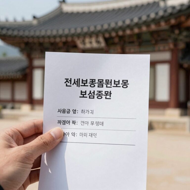 전세보증금 반환보증 보험증권과 지원금 입금을 나타내는 이미지