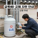 LPG 금속배관 교체 지원 사업 안내, 주민센터에서 신청 가능