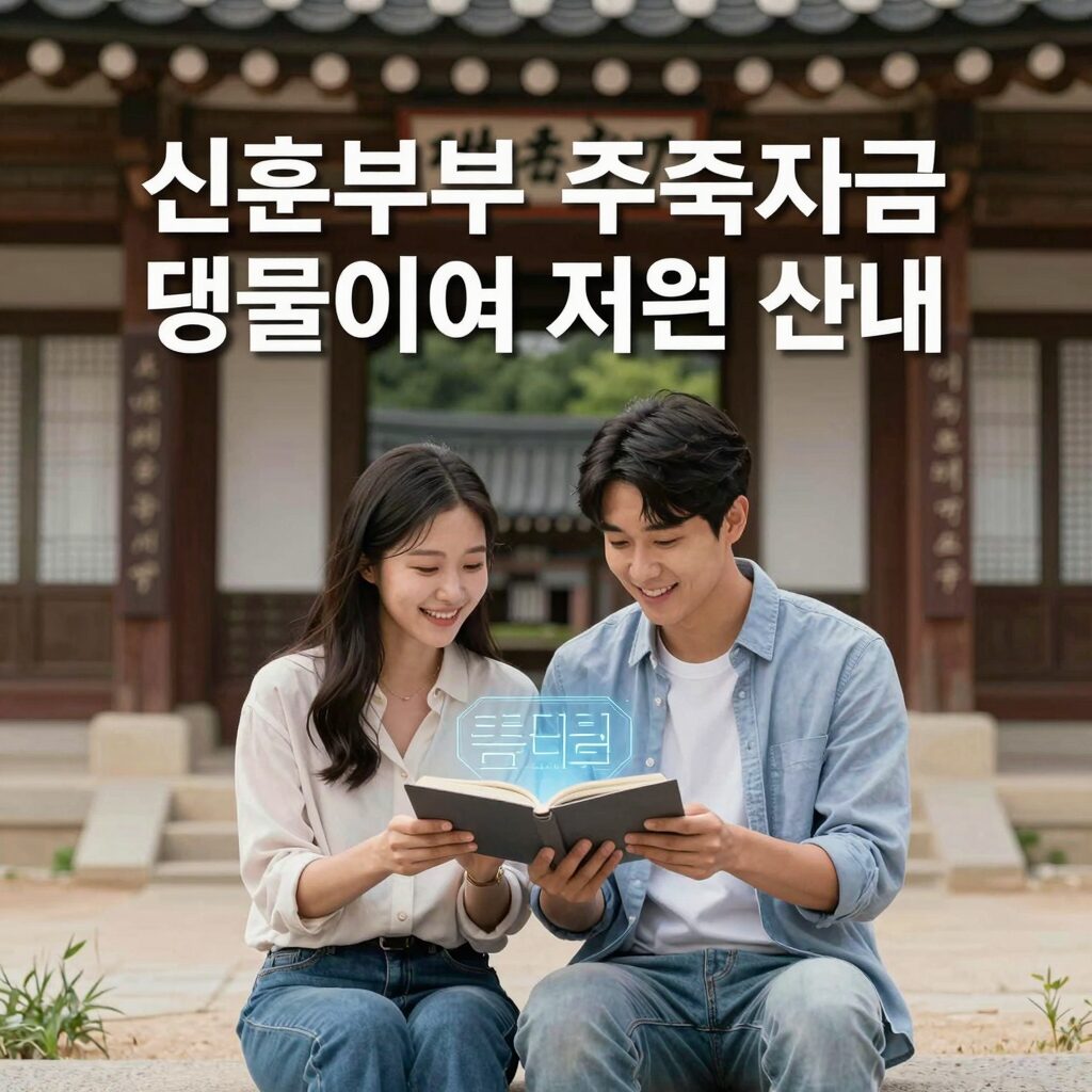 신혼부부 주택자금 대출이자 지원 사업 안내 이미지