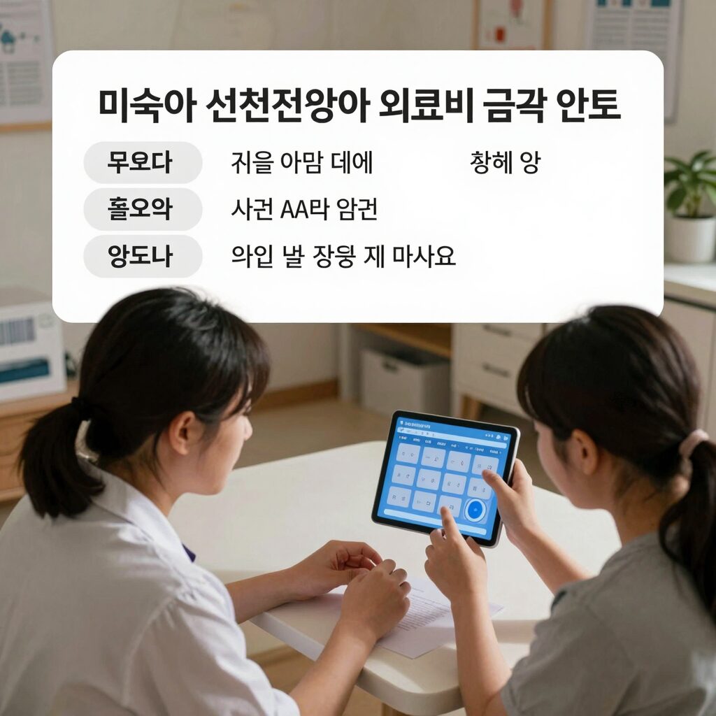 미숙아 선천성이상아 의료비 지원 금액 한도 안내 표