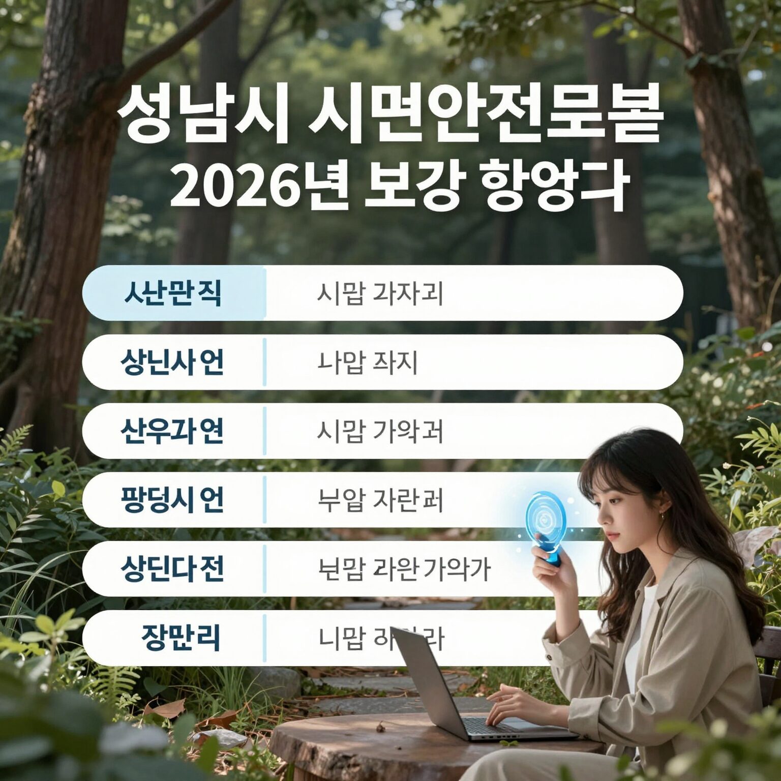 성남시 시민안전보험 2026년 보장 항목 요약 인포그래픽