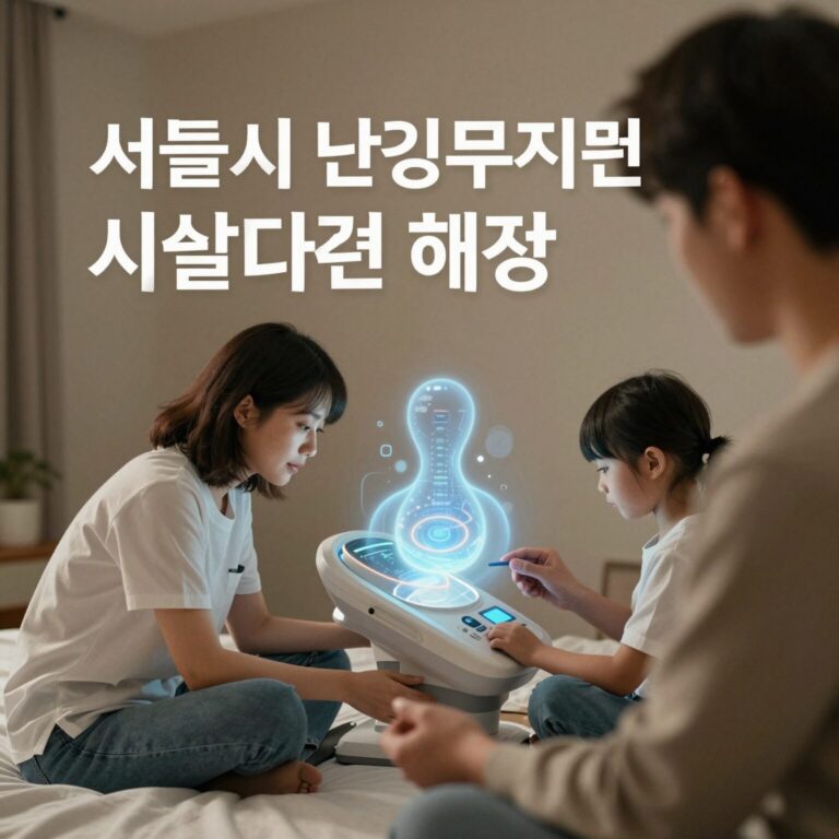 서울시 난임부부 시술비 지원 혜택을 설명하는 그래픽 이미지