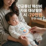 긴급복지 해산비 지원 대상자 출산 시 70만원 현금 지원