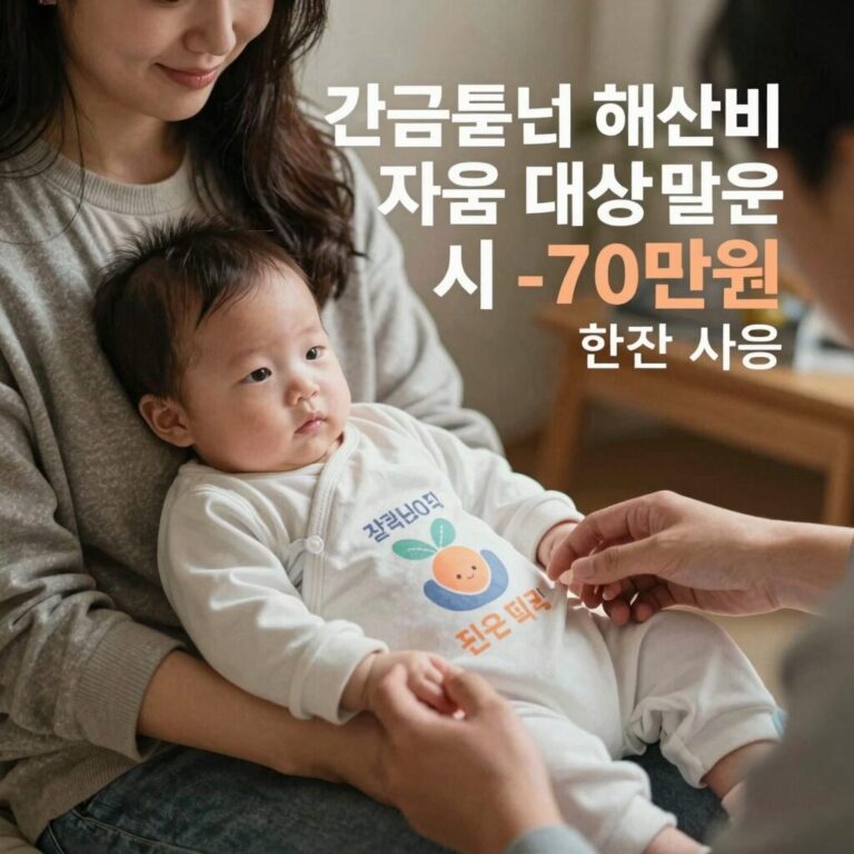 긴급복지 해산비 지원 대상자 출산 시 70만원 현금 지원