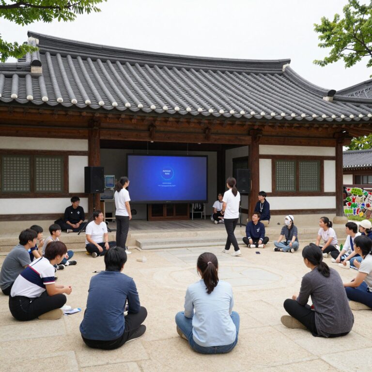 용두문화복지센터 외관과 다양한 체육 문화 프로그램을 즐기는 모습