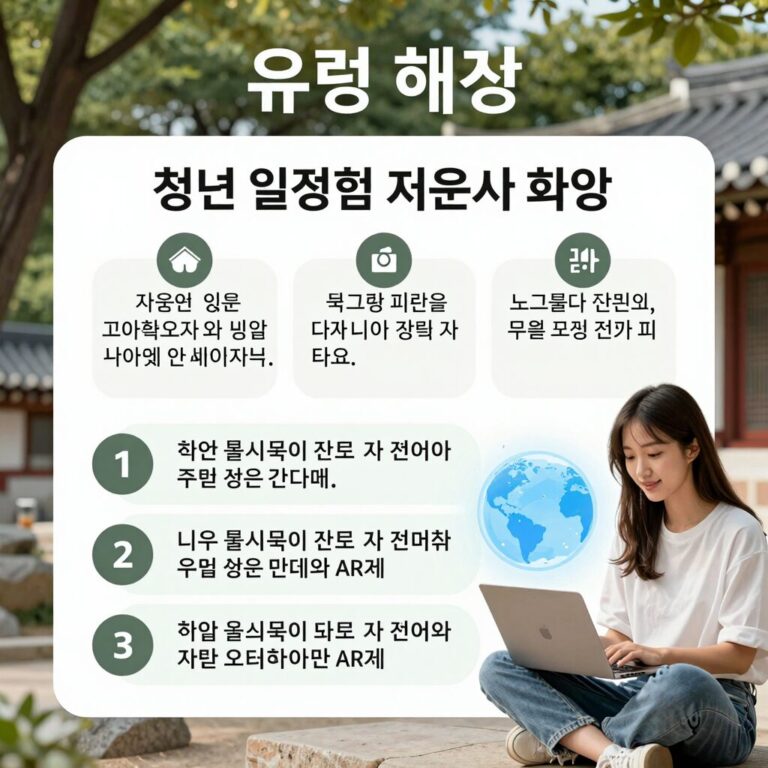 청년 일경험 지원사업의 유형과 혜택을 설명하는 인포그래픽