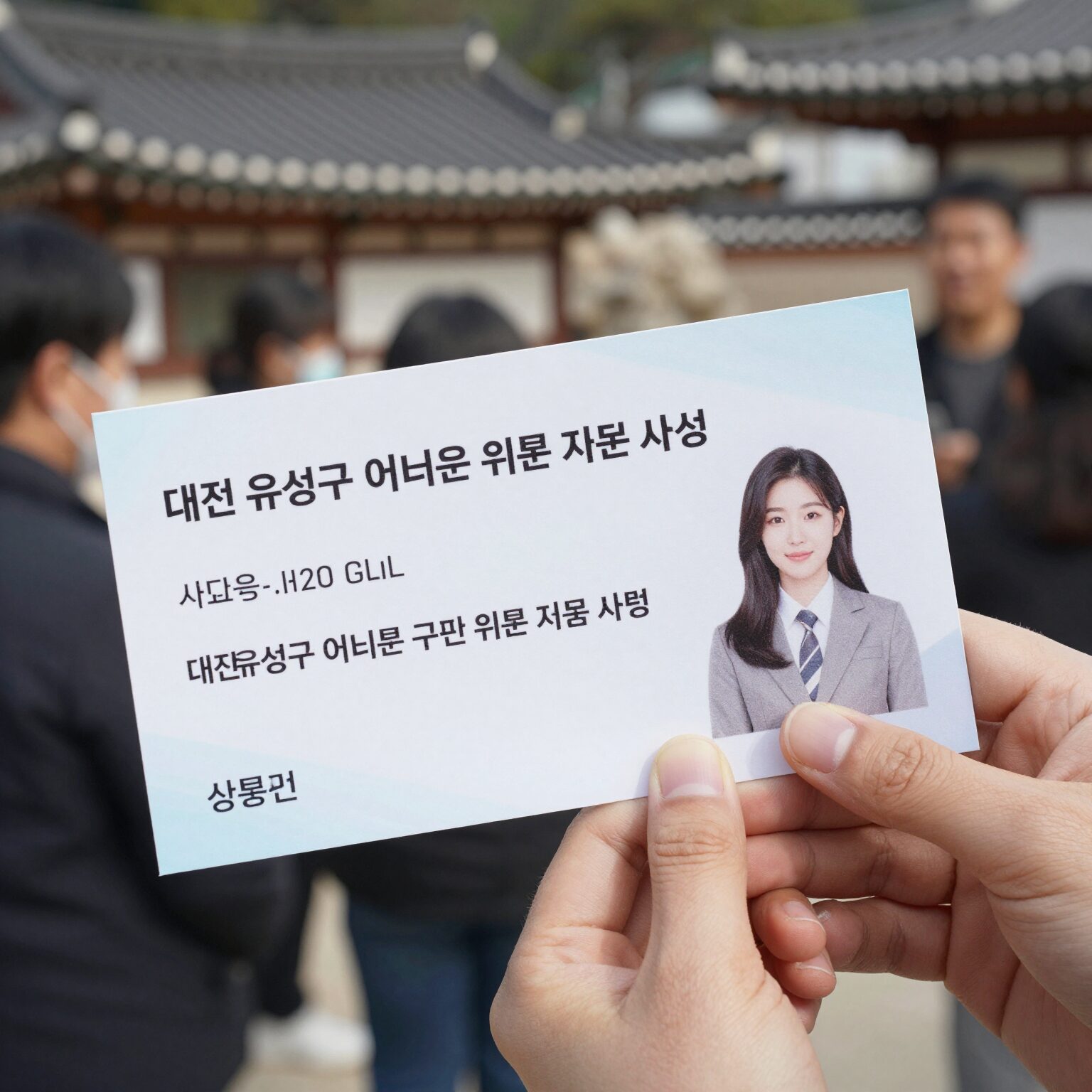 대전 유성구 어려운 구민 위문 지원 사업 상품권 전달 이미지