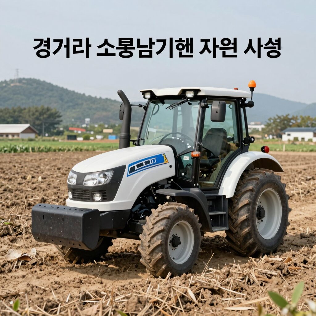 경기도 소형농기계 지원 사업 이미지 농업용 관리기와 소형트랙터