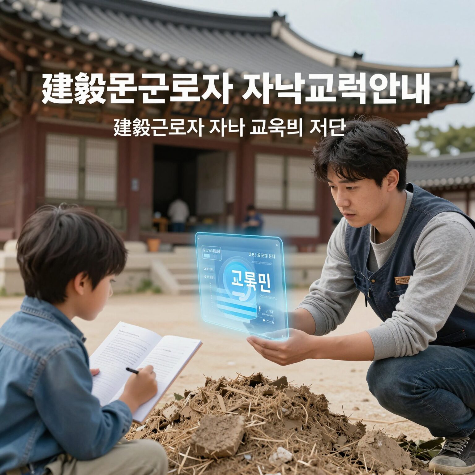 건설근로자 자녀 교육비 지원 신청 안내 이미지