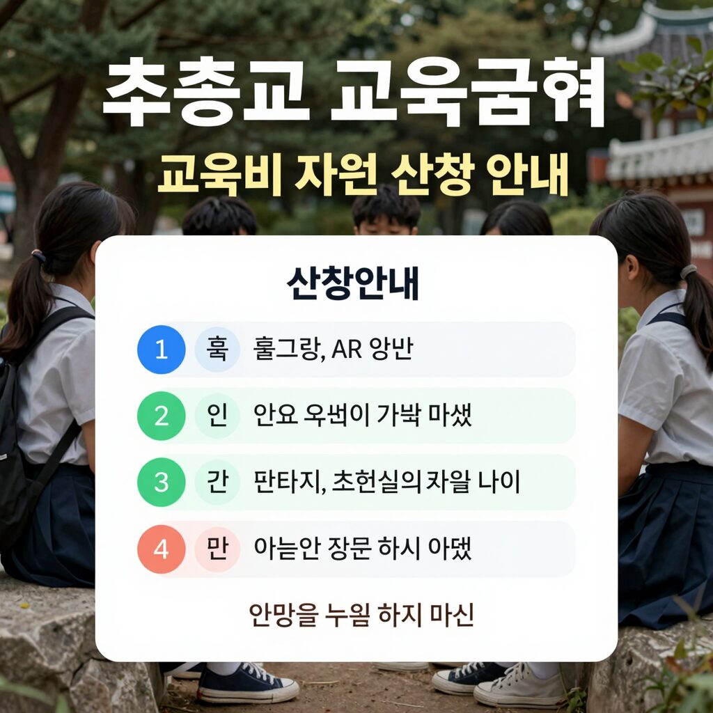 2026년 초중고 교육급여 교육비 지원 신청 안내 이미지