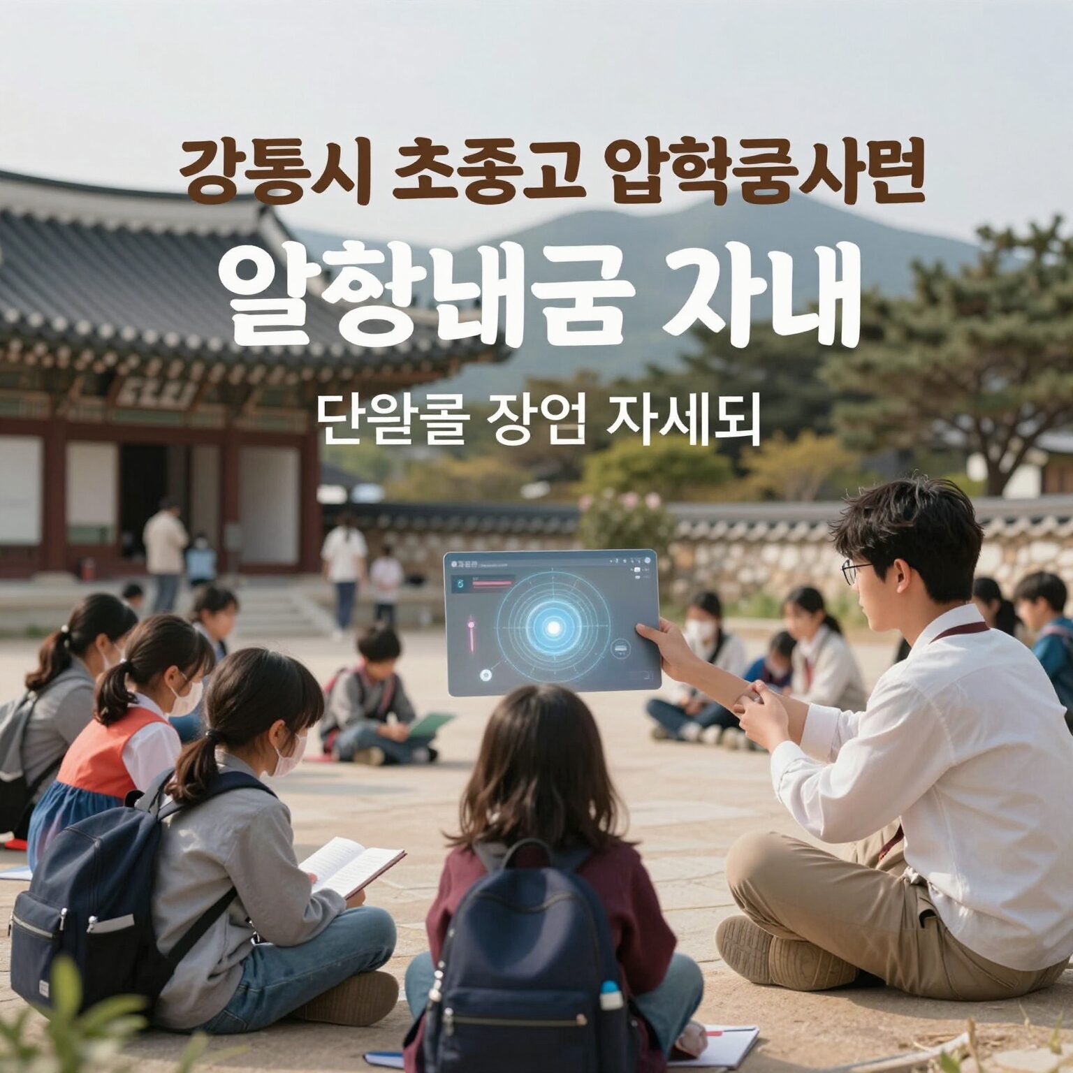 강릉시 초중고 입학준비금 지원 안내 이미지