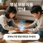 한부모가정 명절 위문금 지원 안내 이미지