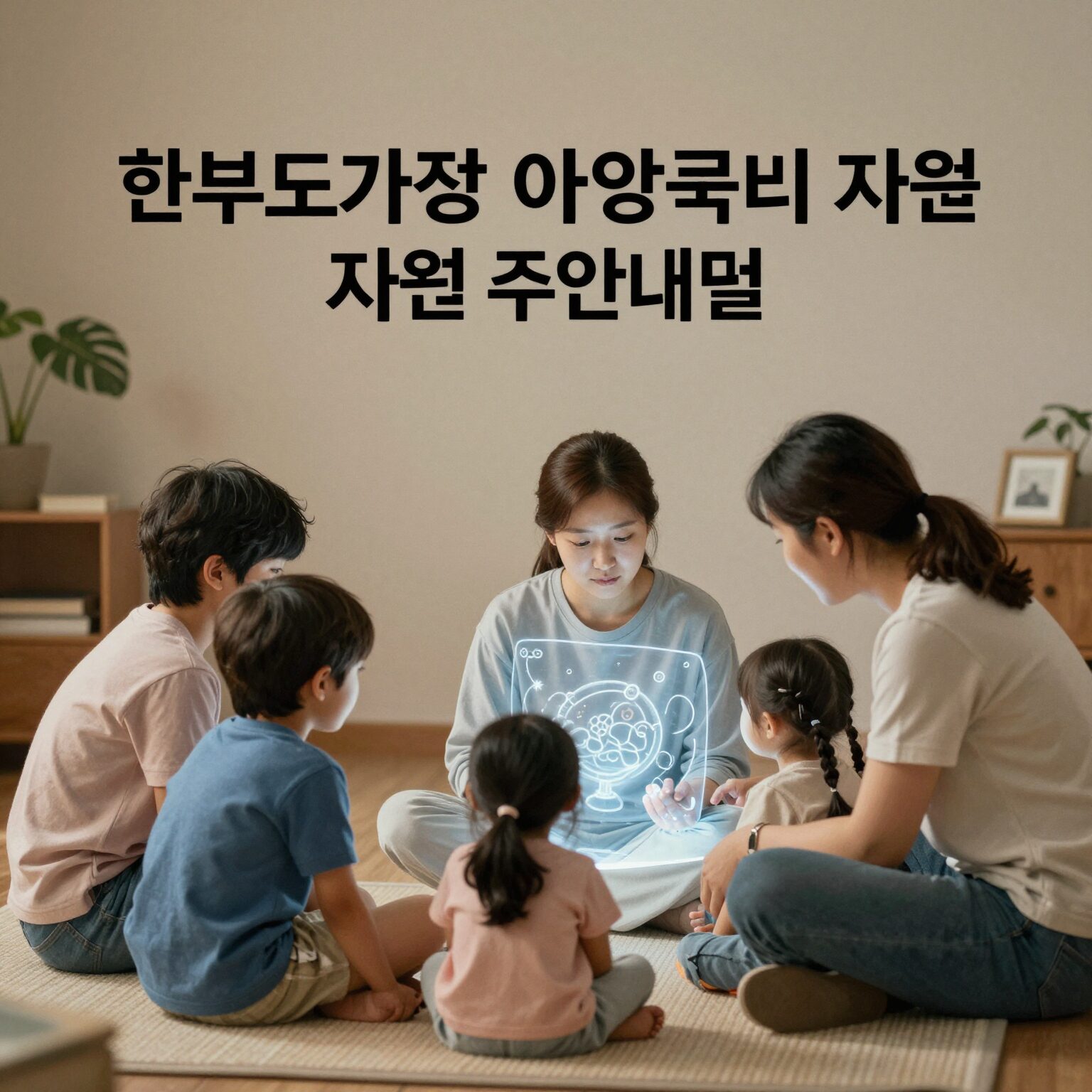 한부모가족 아동양육비 지원 안내문
