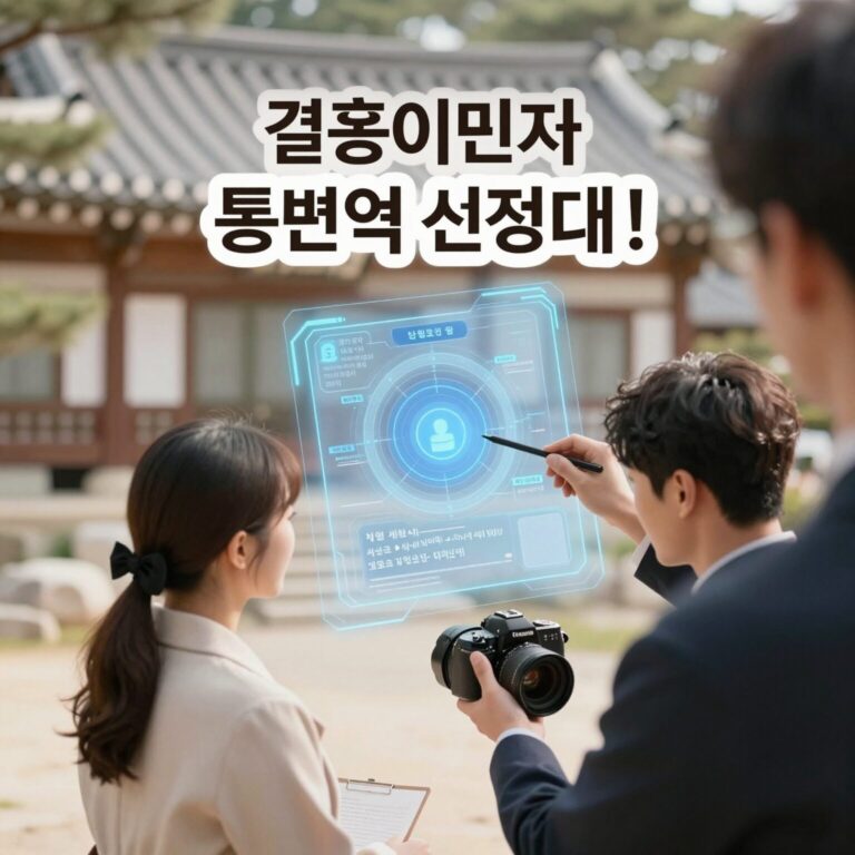 결혼이민자 통번역 서비스 신청 안내 이미지