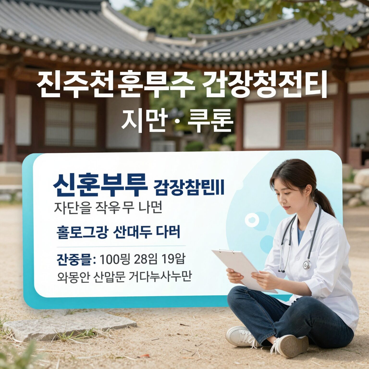 진주시 신혼부부 건강검진비 지원 쿠폰 이미지