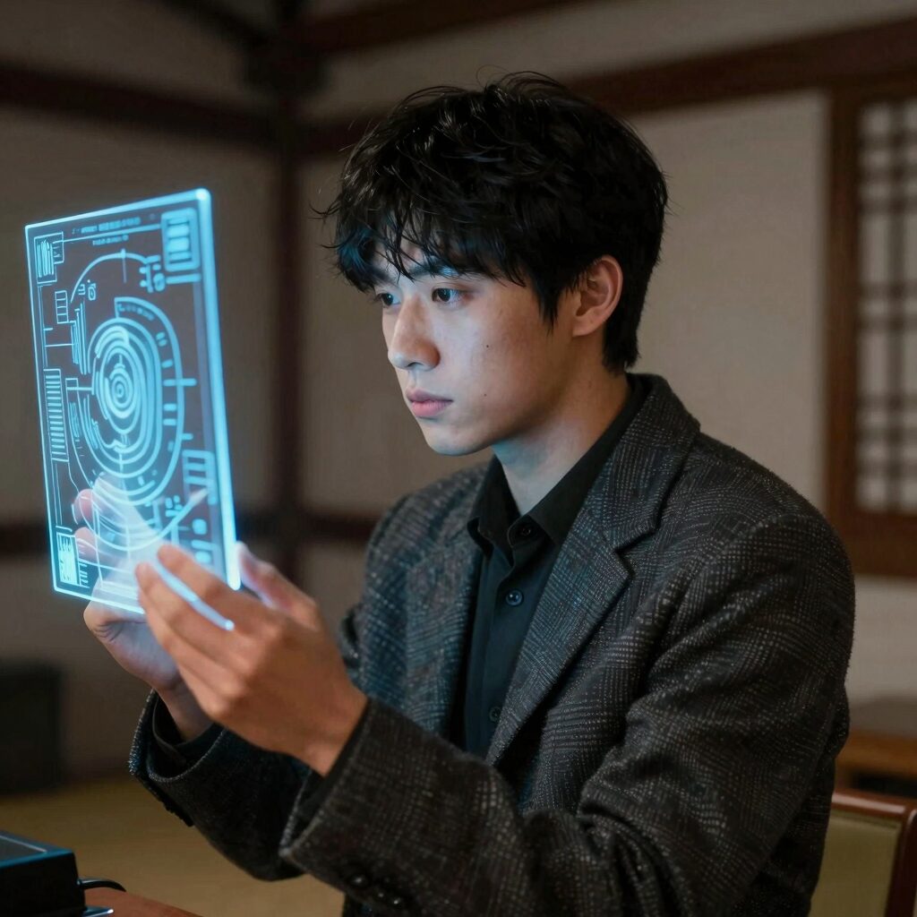 유기농업자재 지원사업으로 녹비작물을 재배하는 농장의 모습. 푸른 녹비작물이 자라고 있는 밭과 농부가 작업하는 장면