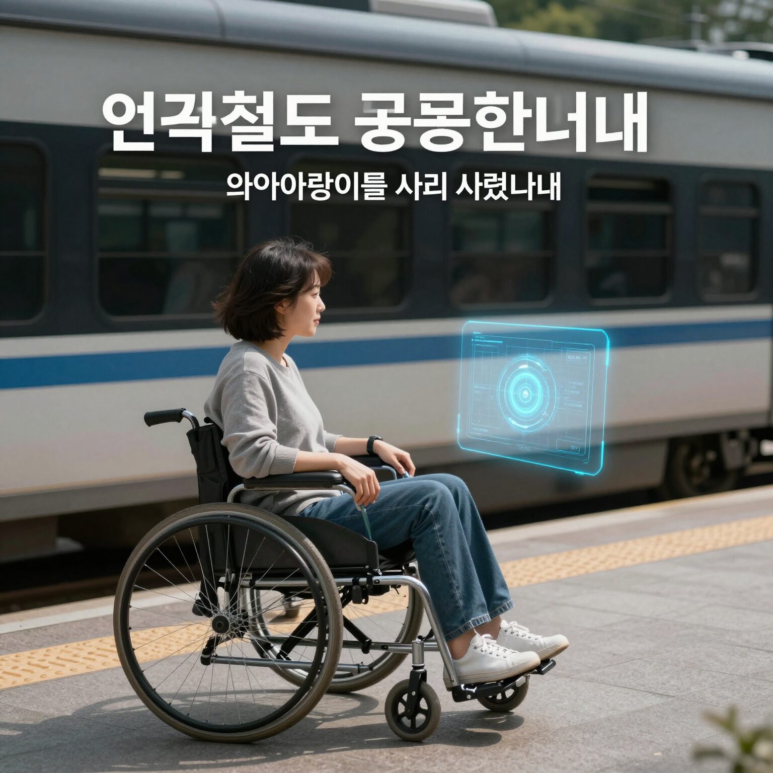 장애인 철도 공공할인 서비스 안내 이미지