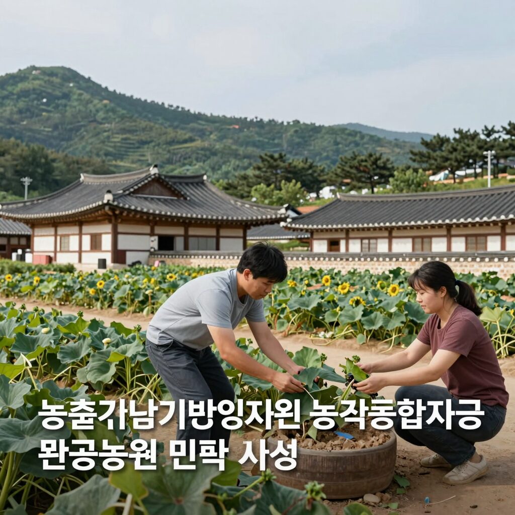농촌관광기반사업지원 농업종합자금 융자 관광농원 민박 사업