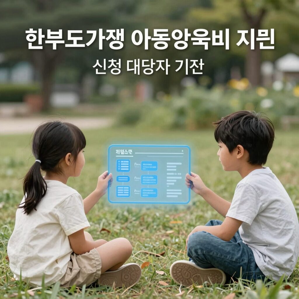한부모가족 아동양육비 지원 신청 대상자 기준