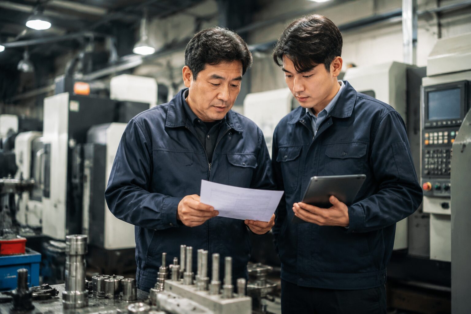 소공인특화자금 신청 조건 제조업 현장 사진