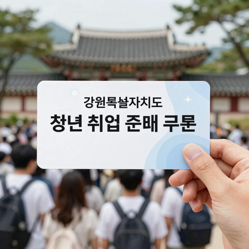 강원특별자치도 청년 취업준비 쿠폰 지원 이미지