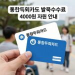 통합복지카드 발급수수료 자동 지원 통합복지카드 발급수수료 4000원 지원 안내 이미지, 성남시 장애인복지과