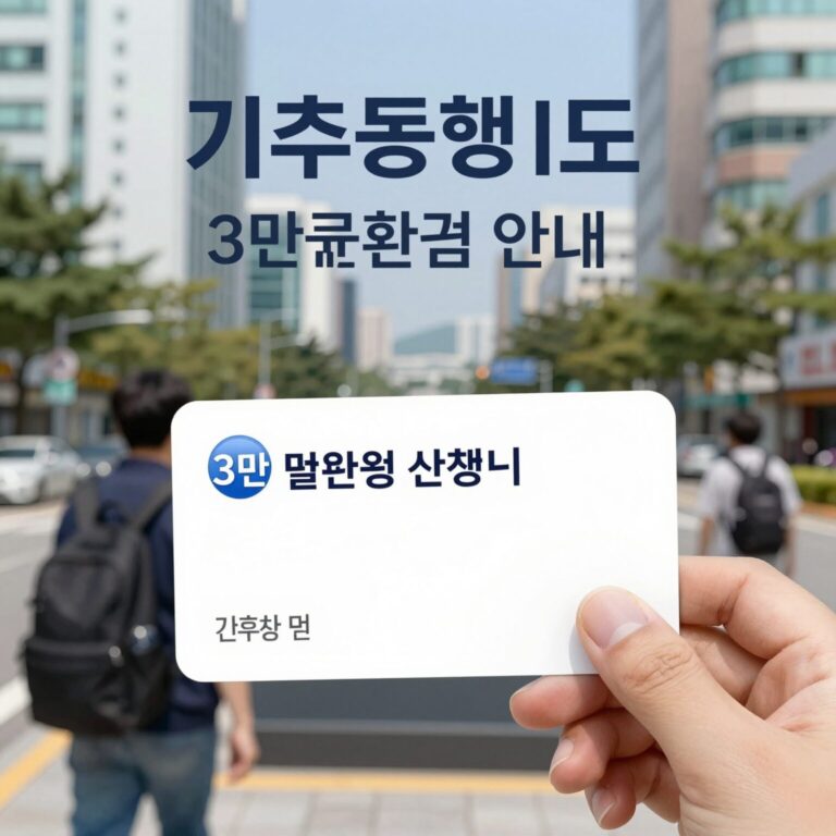 기후동행카드 3만원 환급 신청 방법 안내 이미지